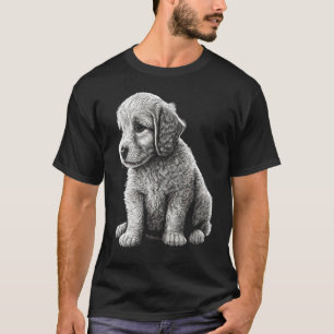 Cute Dog Graphic Puppy Illustration 1 T-Shirt