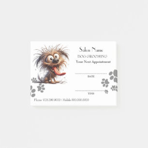 Cute dog grooming Appointment Post-it® Notes