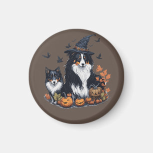 Cute Dog Halloween  Magnet