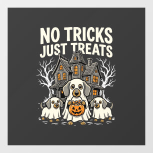 Cute Dog Halloween No Tricks Just Treats_1