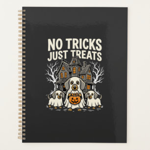 Cute Dog Halloween No Tricks Just Treats_1 Planner