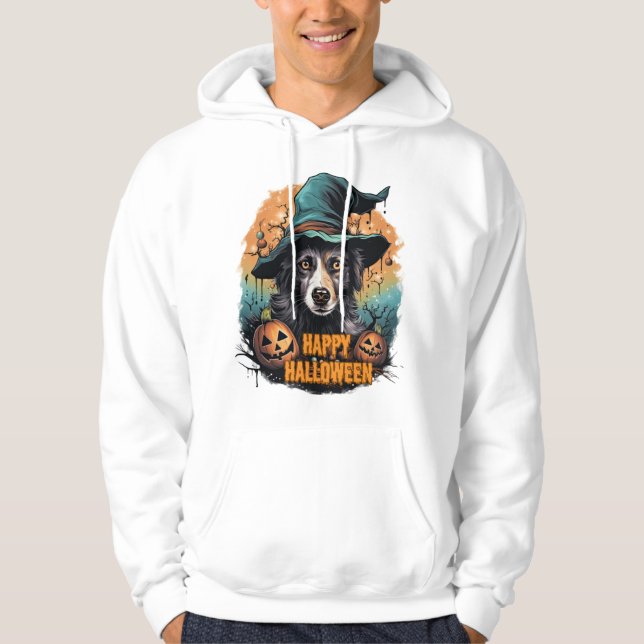 cute dog Halloween party Hoodie (Front)