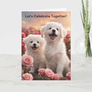 Cute Dog Happy Birthday Greeting Card