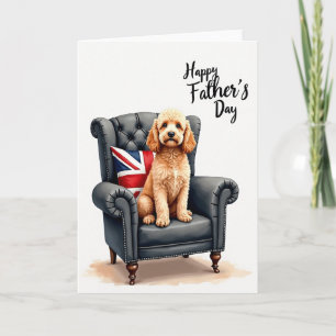 Cute Dog Happy Fathers Day Card