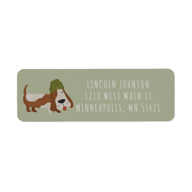 Cute Dog in a Beanie/Cap customized (Front)