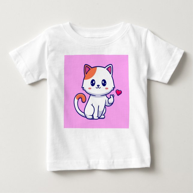 Cute Dog in Love-23663 Baby T-Shirt (Front)