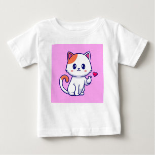 Cute Dog in Love Baby T-Shirt