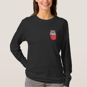 Cute Dog In Pocket Funny Crazy Dog 2 T-Shirt