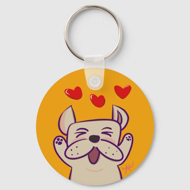 Cute Dog Keychain (Front)