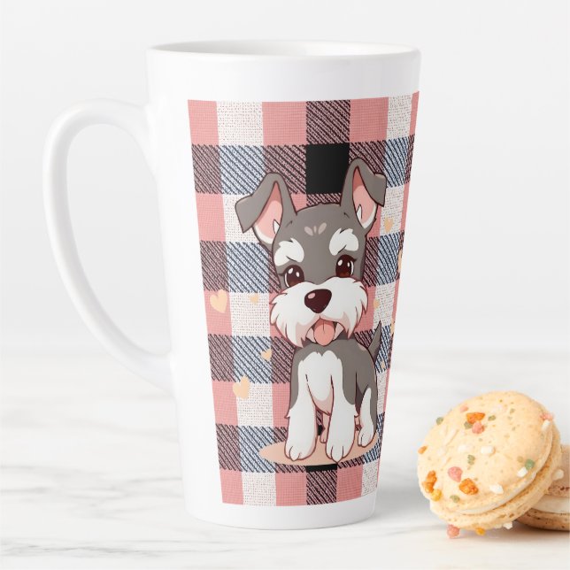 Cute Dog Latte Mug (In Situ)