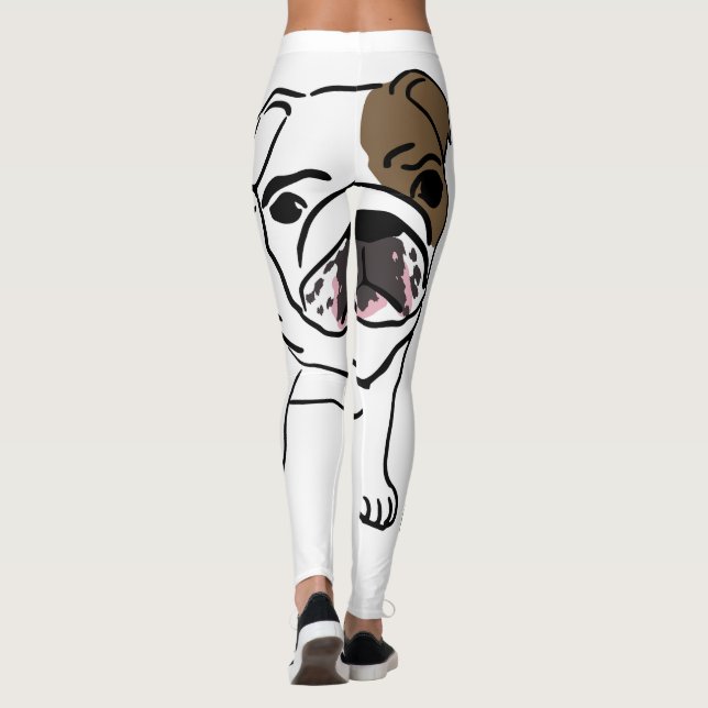 Cute Dog Leggings (Back)