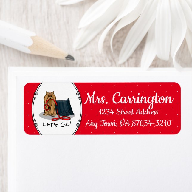 Cute Dog - Let's Go! Yorkshire Terrier (Yorkie) (Insitu)