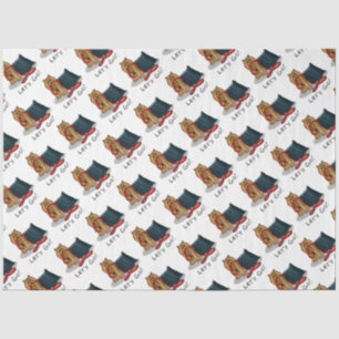 Cute Dog - Let's Go! Yorkshire Terrier (Yorkie) Tissue Paper