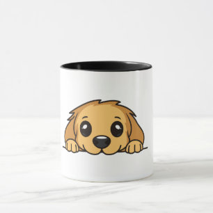 Cute Dog Lover Mug Customizable Puppy Coffee Cup