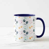 Cute Dog Lover Paw Prints