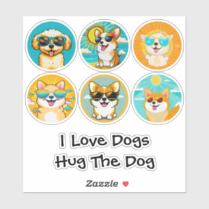 Cute Dog Lover Round