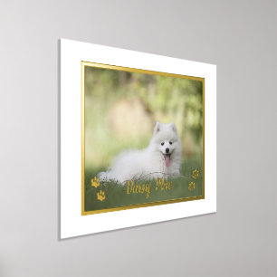 Cute Dog Lovers Personalised Pet Photo Foil Prints