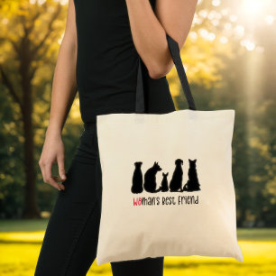 Cute Dog Lover's Tote Bag