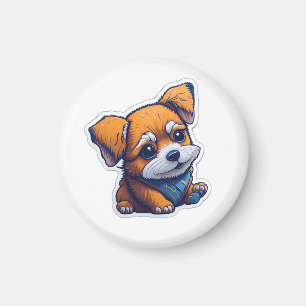 cute dog magnet