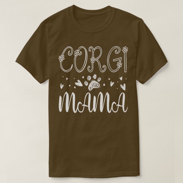 Cute Dog Mom Corgi Owners Dog Lovers-773 T-Shirt (Design Front)