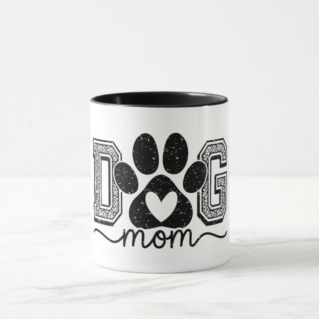 Cute Dog Mom Mug (Center)