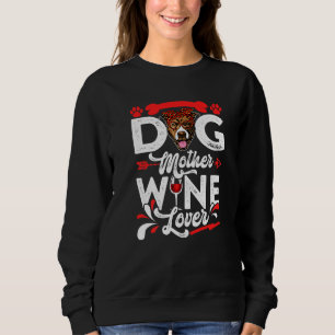 Cute Dog Mother Pitbull Dog Mother's Day 1 Sweatshirt