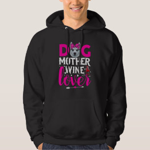 Cute Dog Mother  Siberian Husky Dog Mother's Day Hoodie