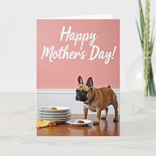 Cute Dog Mothers Day Treat Card
