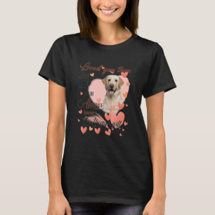 Cute Dog Mum Hearts Happy Mother's Day Love Dog T-Shirt