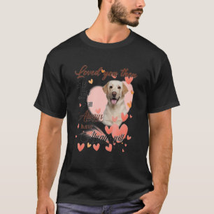 Cute Dog Mum Hearts Happy Mother's Day Love Dog T-Shirt
