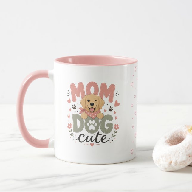 Cute Dog Mum Mug | Mother’s Day Gift (With Donut)