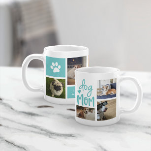 Cute Dog Mum Pet Photo Collage Coffee Mug