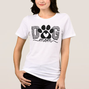 Cute Dog Mum Tri-Blend Shirt