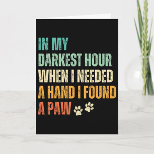 Cute Dog Mum Women Puppies Girl Funny Dog Dad Men  Card