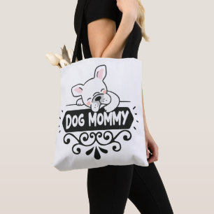 Cute Dog mummy pet animal lovers Tote Bag