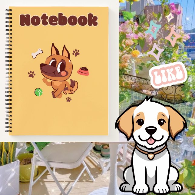 Cute Dog 🥨💛✨💗🐶 Notebook (Creator Uploaded)