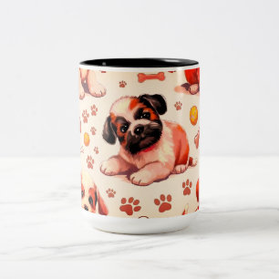 Cute dog pattern 11 oz. coffee mug