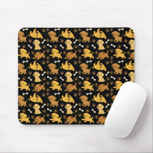 Cute Dog Pattern Mouse Pad
