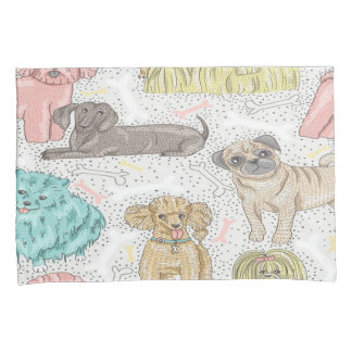 Cute Dog Pattern Pillow Cases