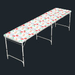 Cute DOG PAW PRINTS and LOVE HEARTS Beer Pong Table<br><div class="desc">Cute DOG PAW PRINTS and LOVE HEARTS Beer Pong Table, designed for Dog Moms and Dog Dads and for dog-themed events. The design on this regulation size beer pong table shows bright colourful paw prints with colourful hearts in a repeating pattern. This paws and hearts pong table would make an...</div>