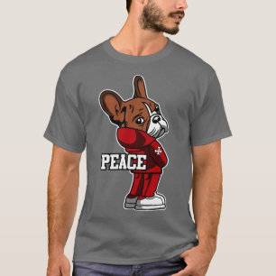 CUTE DOG PEACE CARTOON T-Shirt