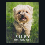 Cute Dog Personalised Pet Photo Custom Jigsaw Puzzle<br><div class="desc">The perfect puzzle for dog lovers!  Just add your dog or pet's photo and name to create a one-of-a-kind puzzle that will be treasured for years to come.  Fun,  easy and unique - makes a great gift for birthdays,  holidays and new pet homecomings.</div>