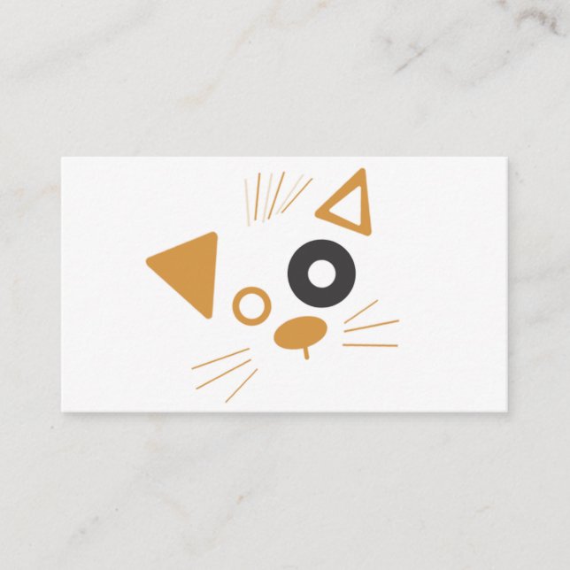 Cute Dog Pet Sitter Service Business Card (Front)