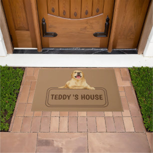 Cute Dog Pet Welcome Home party DIY name  Doormat