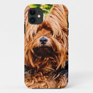 Cute Dog Pet Yorkie Peace Love Destiny Fun Art iPhone 11 Case
