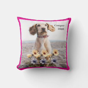 Cute Dog Photo Cushion