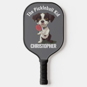 Cute Dog Pickleball Kid Custom  Paddle
