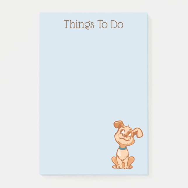 Cute Dog Post-It Notes (Front)
