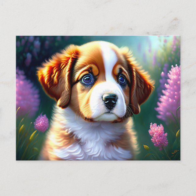 cute dog postcard (Front)