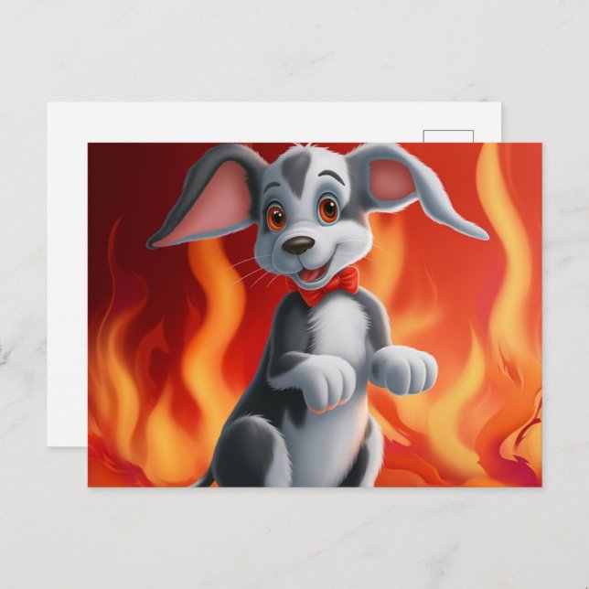 Cute Dog Postcard (Front/Back)